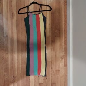 Rollas Striped Bright tank dress size Small